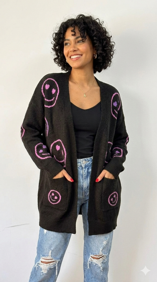 CHALECOS LARGO TIPO CARDIGAN