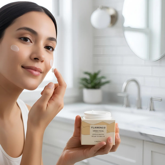 Crema Facial Centella Asiatica Flamenco