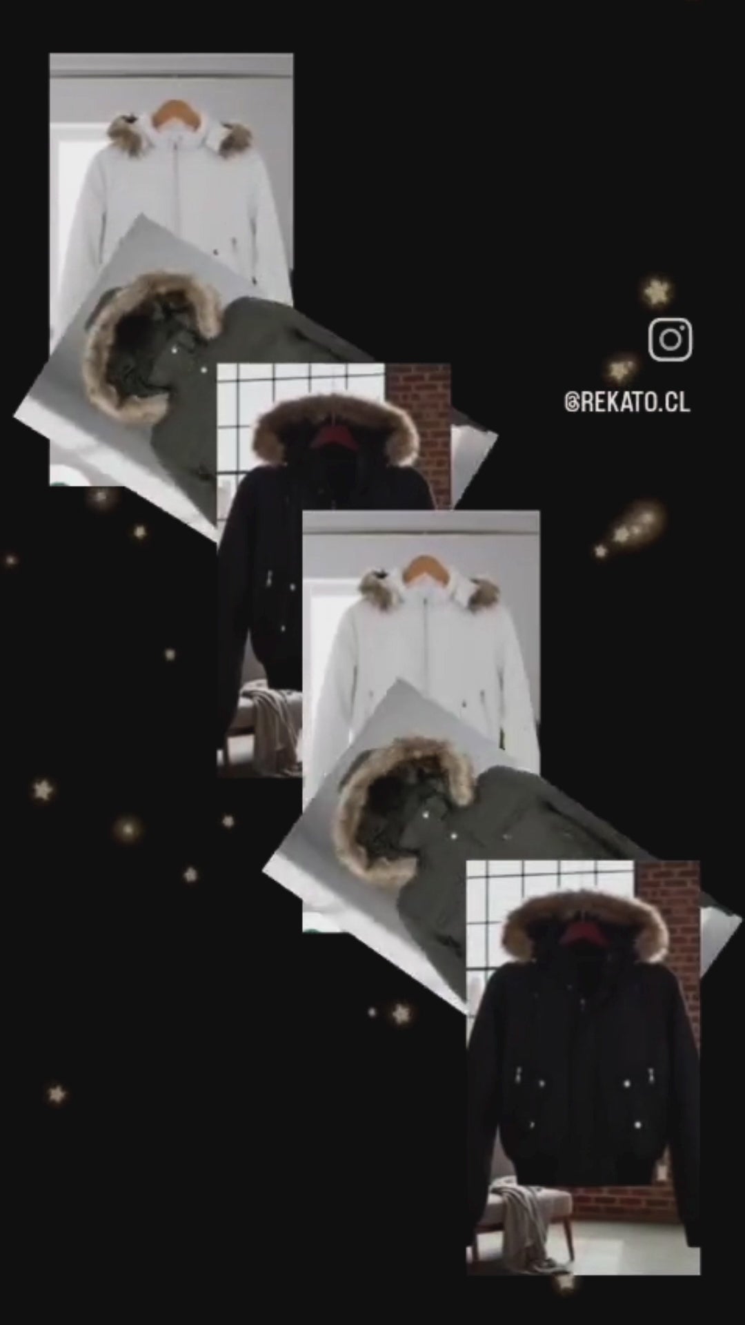 PARKA CON GORRO A LA CINTURA